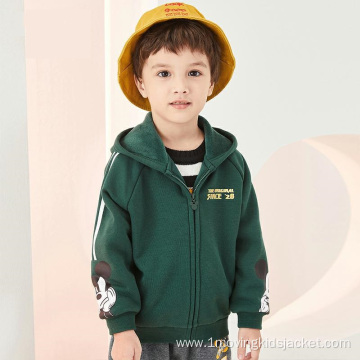 Boys Autumn And Winter Jacket Hooded Top